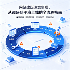 化隆建站-网站改版注意事项：从调研到平稳上线的全流程指南